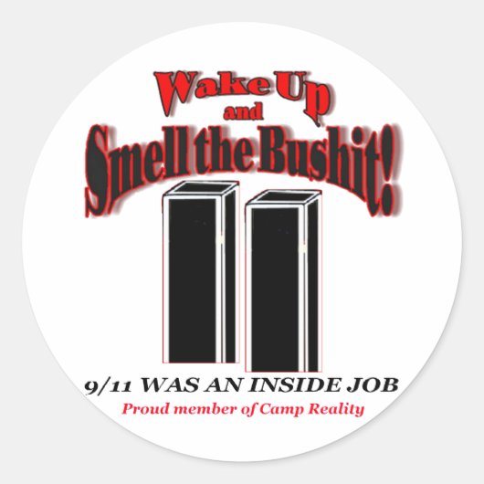 911バッシュステッカー ラウンドシール (正面)