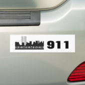 911バンパーステッカーを覚える バンパーステッカー (車上)