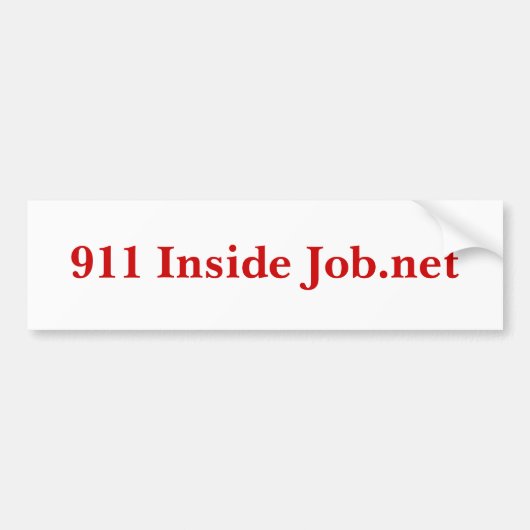 911中のJob.net バンパーステッカー (正面)