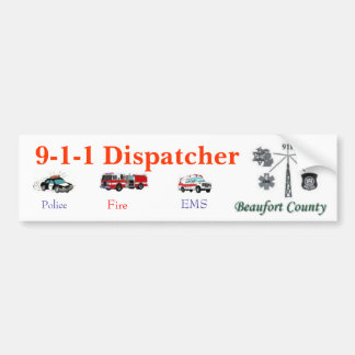 911人のディスパッチャーのバンパーステッカー バンパーステッカー