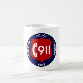 911人のディスパッチャーのマグ コーヒーマグカップ