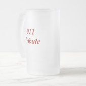 911個の献上品マグカップ フロストグラスビールジョッキ (正面左)