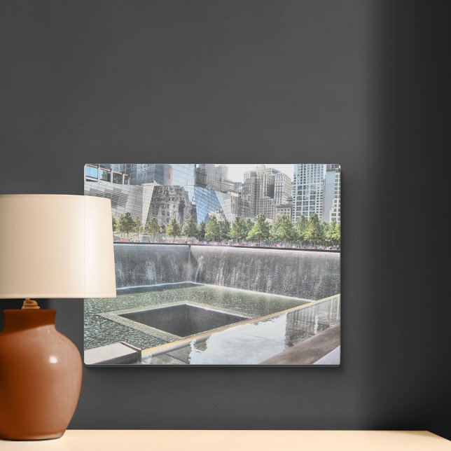 911地上ゼロ記念碑 メタルプリント (クリエイターアップロード済み)