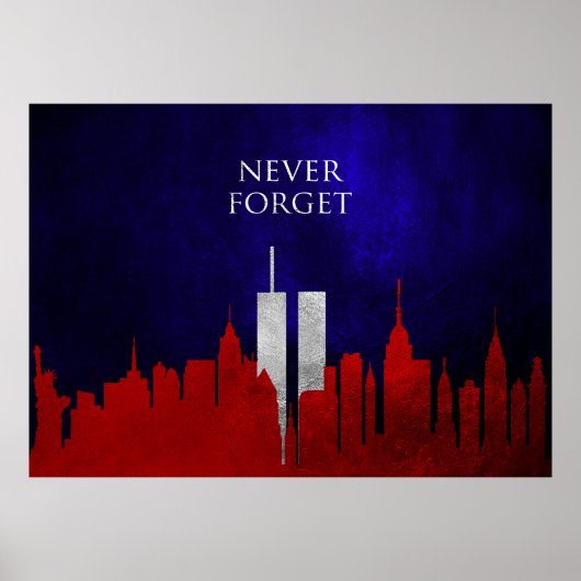 911年忘れ前（2001年9月11日） ポスター (正面)