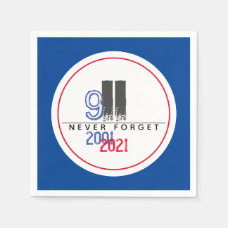 911年忘れ国際愛国世界貿易センター スタンダードカクテルナプキン