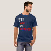 911救急処置員のファーストレスポンダーギフト Tシャツ (正面フル)