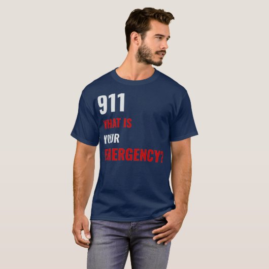 911救急処置員のファーストレスポンダーギフト Tシャツ (正面フル)