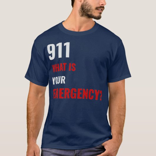 911救急処置員のファーストレスポンダーギフト Tシャツ (正面)