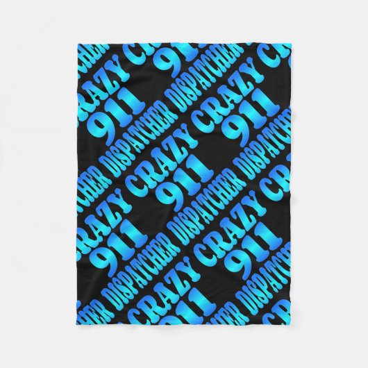 911熱狂するディスパッチャ フリースブランケット (正面)