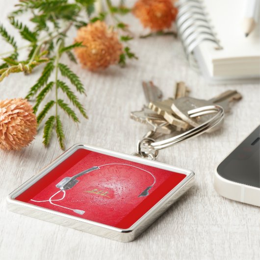 911発送中心 キーホルダー (側面)