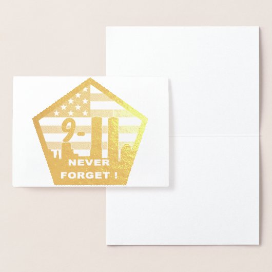 911箔なし忘れあいさつカード 箔カード (ディスプレー)