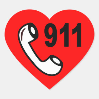 911緊急電話番号の医療資救済料 ハートシール
