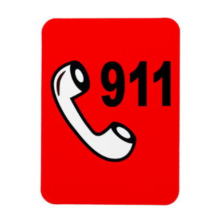 911緊急電話番号の医療資救済料 マグネット