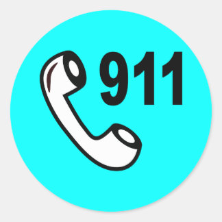 911緊急電話番号の医療資救済料 ラウンドシール