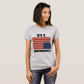 911緊急Tシャツ Tシャツ (正面フル)