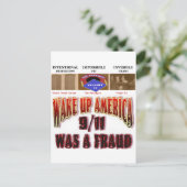 911陰謀カード ポストカード (スタンド正面)