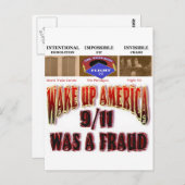 911陰謀カード ポストカード (正面/裏面)