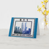 911 カード (黄色い花)