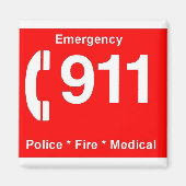 911 マグネット (正面)