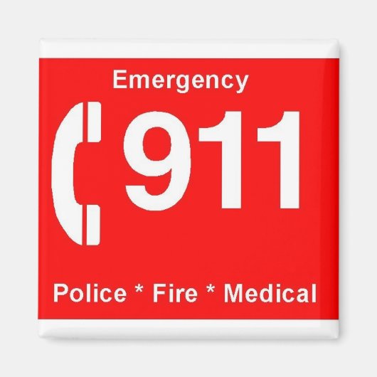 911 マグネット (正面)