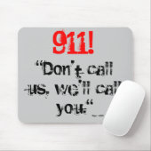 911!  私達は電話します(マウスパッド) マウスパッド (マウス)