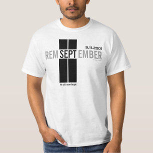 911 9月11日のTシャツを覚えて下さい Tシャツ