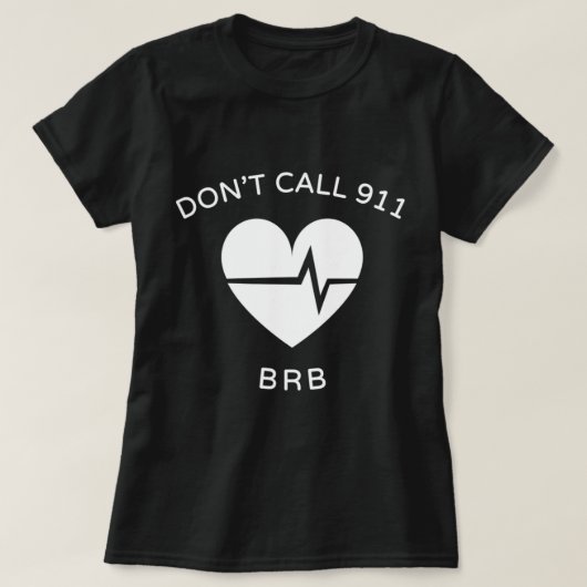 911 BRBポットDysautonomia認識度T-Sを呼び出さない Tシャツ (デザイン正面)