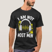 911 Dispatch Operator I am not most Men Thin Gold  Tシャツ (正面)