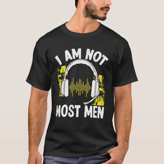 911 Dispatch Operator I am not most Men Thin Gold  Tシャツ (正面)