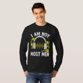 911 Dispatch Operator I am not most Men Thin Gold  Tシャツ (正面フル)