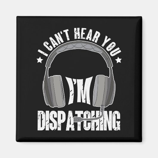 911 Dispatcherが聞こえないギフトを送っている マグネット (正面)