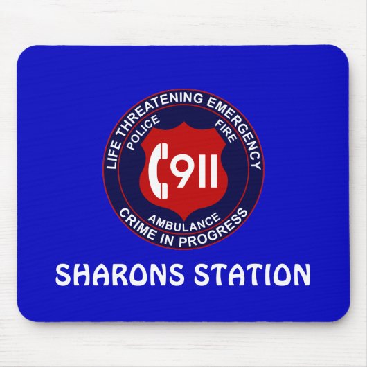 911 Dispatcher - Call Takerマウスパッド マウスパッド (正面)
