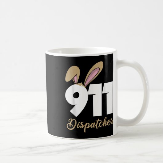 911 Dispatcher Easter Pullover Hoodie  コーヒーマグカップ (右)