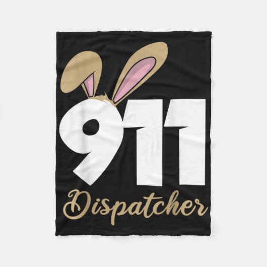 911 Dispatcher Easter Pullover Hoodie  フリースブランケット (正面)