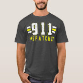 911 Dispatcher Emergency Dispatch Operator Thin Tシャツ (正面)