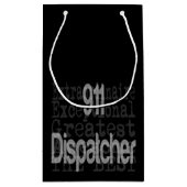 911 Dispatcher Extraordinaireスモール抱き枕 スモールペーパーバッグ (裏面)