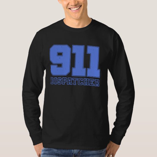 911 Dispatcher Men Women Dispatcher Appreciation Tシャツ (正面)