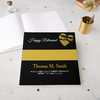 911 Dispatcher Retirement Guest Book ゲストブック