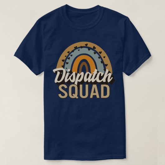 911 Dispatcher Shirt Dispatch Squad Teamディスパッチ Tシャツ (デザイン正面)