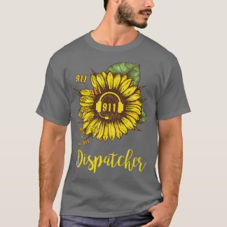 911 Dispatcher Sunflower Premium Tシャツ