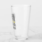 911 Dispatcher USAフラグシンイエローラインエマージェンシー タンブラーグラス (左)