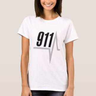 911 EKGのストリップ Tシャツ