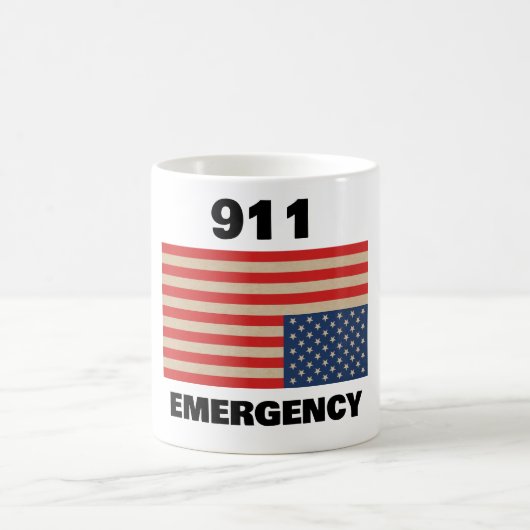 911 Emergency Coffee Mug コーヒーマグカップ (中央)