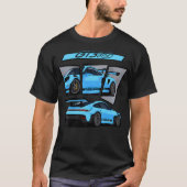 911 Gt3 Rsカー Tシャツ (正面)