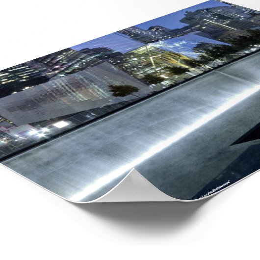 911 Memorial NYC Print 6x4 ポスター (角)