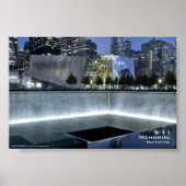 911 Memorial NYC Print 6x4 ポスター (正面)