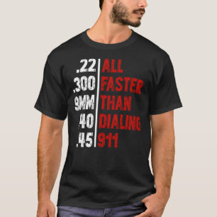 911 Tシャツの箇条書きサイズFよりもすべて早い Tシャツ