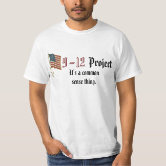 912プロジェクト常識の事 Tシャツ