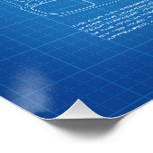 917 Daytona Blueprint ポスター (コーナー)