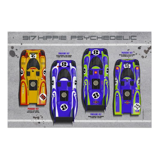 917 Hippie Design ポスター (正面)